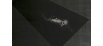 ‚Harnessed Swimmer‘ 2009 acrylic on canvas 170x210cm video projection