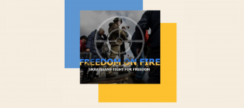 2025-02-21 FILM Café Ukraina 7 – Freedom on Fire – Grafik_Aushang