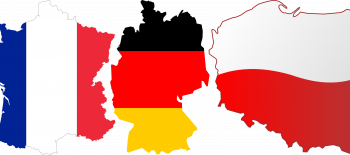 Umriss Frankreich – Deutschland – Polen (Pixabay)