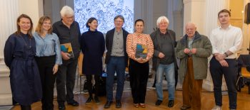 L'équipe de l'Institut avec les invités.