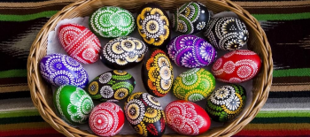 Pisanki (œufs de Pâques peints polonais), photo : Andrzej Sidor / Forum