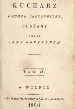 « Le cuisinier de bonne humeur » de Jan Szyttler, 1830, photo : Bibliothèque nationale Polona
