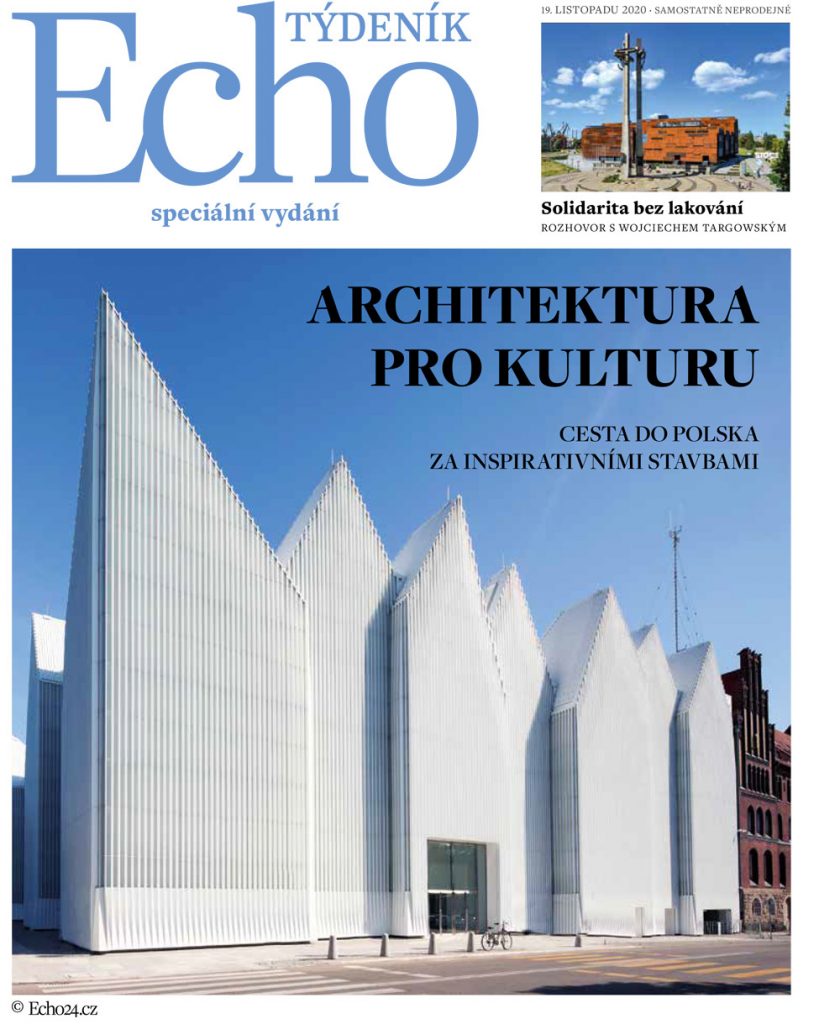 Obálka přílohy časopisu Echo Architektura pro kulturu
