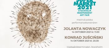 Polska performancekonstnärer Konrad Juściński och Jolanta Now