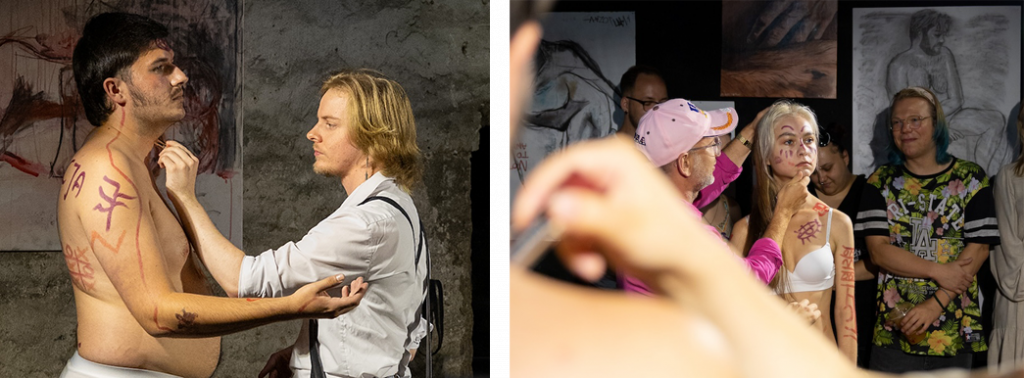 Dawid Gelert, Angelika Matijczak, Nadia Ostrycharczyk, Natalia Pietrulewicz, ‘Make me’, 2025, photo: Dawid Kowalski