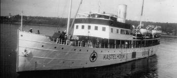 White Boat SS Kastelholm to Stockholm Miki Grünwalds boat