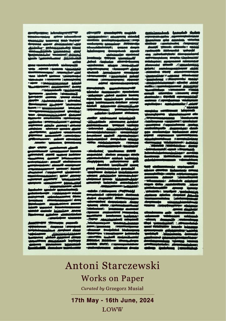 Antoni Starczewski "Work on Paper"