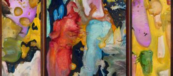Erna Rosenstein, Triptychon der Stille und des Feuers 1974 © National Museum in Warsaw